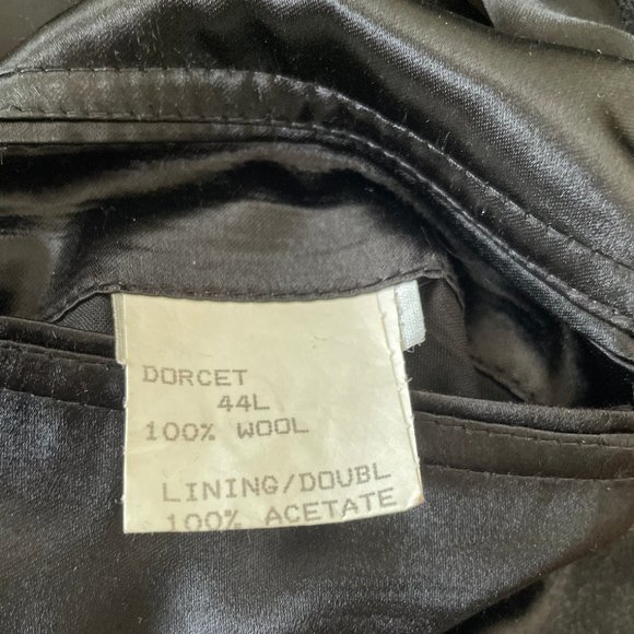 Vintage Brooks Brothers Men’s Charcoal Grey Overcoat - Picture 5 of 16